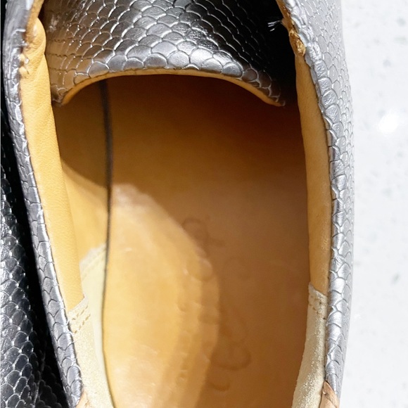 Sperry Gold Cup Women's Silver Lace-Up Shoes Size 8M STS95577 FISH SCALE RARE - Picture 9 of 10